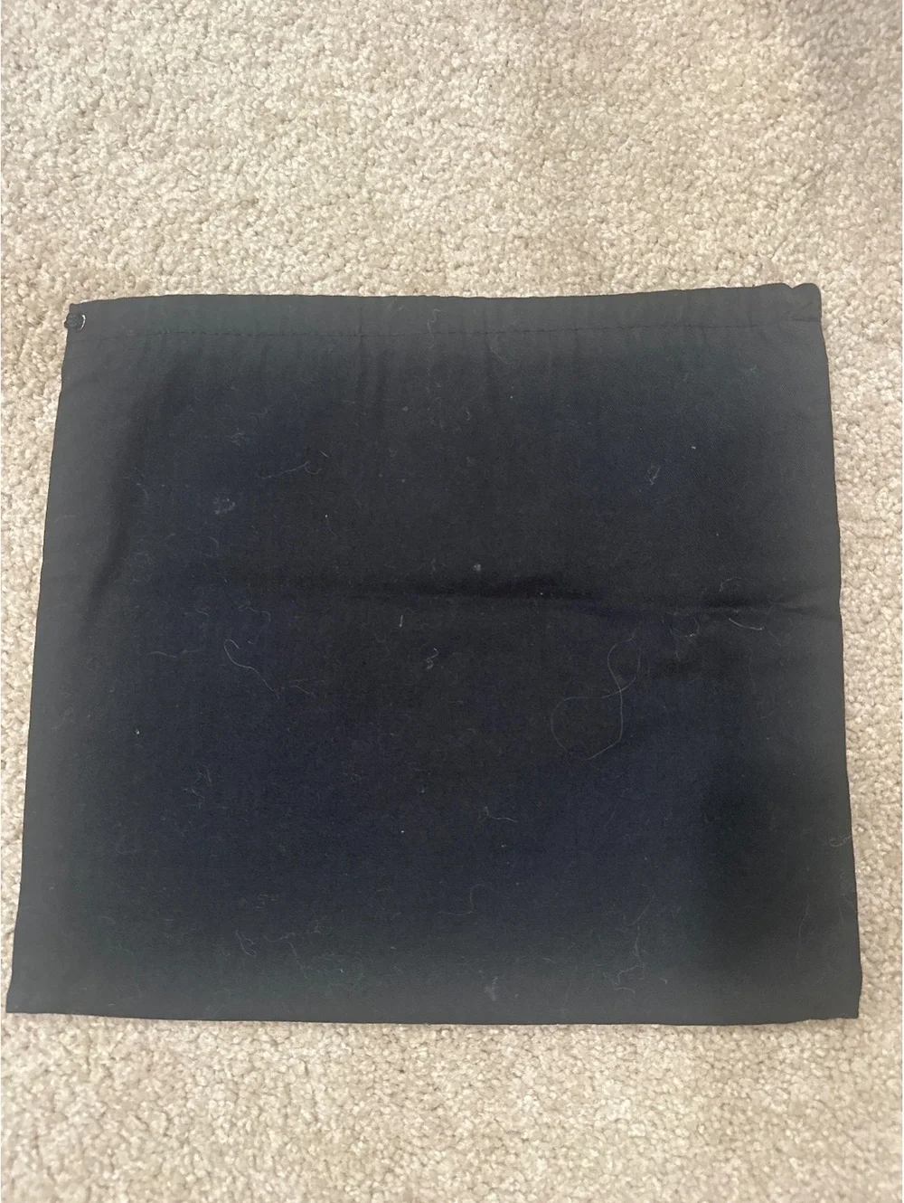 (3)Saint Laurent Black Dust Bag with White Logo